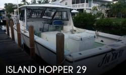 Actual Location: Long Key, FL
- Stock #099773 - Great condition! Ready for fishing and diving!1998 30' island hopper in good condition with r.s. endorsement, , just passed c.g. inspection for commercial use, She is powered with a Yanmar diesel 315