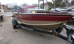 Powered by a Yamaha 80hp Tiller. Includes a Cover, MinnKota Trolling Motor, FishFinder, and Trailer.
Hin: LUNBF045J899
Beam: 7 ft. 0 in.
Hull color: Red
Stock number: IA 6162AN