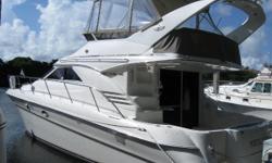 Highly Desirable Diesel Sedan Bridge&hellip;Excellent Condition!
&nbsp;
This 400 Sedan Bridge is widely known for her roomy upscale accommodations and first class amenities. She has the preferred 2 stateroom 2 head with fully appointed galley down