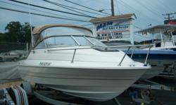 This 1999 Bayliner 1950 Cuddy Cabin is powered by a 130hp Mercruiser. Features include: brand new canvas, cockpit cover, stereo. A trailer is included in the sale. She's very clean and ready for new owners. All this - boat/motor/trailer - for only