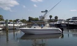 This 1999 280 Outrage is loaded and ready to hunt. She is a one owner boat stored and cared for at our MarineMax facility since new. Fish don't stand a chance with this battle wagon. It has dual station, full tower, GPS, Fish Finder and Auto Pilot for the
