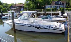 Description
You need to come and see this boat with a 330HP Mercruiser engine to appreciate!!! She is in excellent condition and is turnkey ready to go. She comes with an aluminum 1999 Master Tilt float-on Trailer as well as aT-Top softtop with rocket