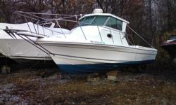 This 1999 Sport Craft 30' sport fisherman is powered by straight 5.7 Mercruiser inboard engines, that are fresh water cooled. Features include: dockside power, loads of room for fishing, enclosed head, outriggers, trim tabs, wash down, live wells, sleeps