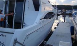 Description
This is a VERY CLEAN boat with LOW HOURS and lots of DESIRABLE OPTIONS that represents a TREMENDOUS VALUE OVER BUYING NEW. The Carver 350 Mariner is a great all -in-one package. It provides sleeping accommodations for 6 a complete galley and a