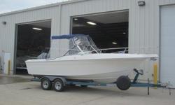 This 21' dual console is perfect for family fishing fun! Repowered in 2002 with a 225hp Yamaha, prepare to cruise at 35 mph across Lake Erie. Currently undergoing our certification process, this SSM Trade will have a full mechanical service and cleaning &