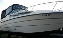 A 270 Signature with air conditioning, windlass and a 7.4 MPI power. Call for an appointment today! Trades considered. CANVAS BIMINI TOP CAMPER CANVAS COCKPIT COVER DECK SPOTLIGHT TRANSOM SHOWER WALK-THROUGH WINDSHIELD WINDLASS WINDSHIELD WIPERS
