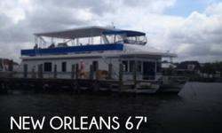 Actual Location: Beaufort, NC
- Stock #016958 - If you are in the market for a house, look no further than this 1999 New Orleans Custom Houseboat, just reduced to $225,000 (offers encouraged).This vessel is located in Beaufort, North Carolina and is in
