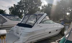 This is a must see boat with a lot of extras. Stop in or give us a call here in Oshkosh to see the boat. Trades considered. CANVAS BIMINI TOP BOW COVER (NAVY) MOORING COVER DECK ANCHOR W/LINES BOW PULPIT W/RAIL DECK SUN PAD DECK WASHDOWN SYSTEM ELECTRIC
