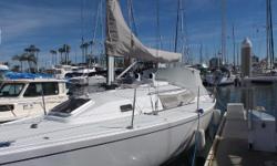 The J32 is a blast to sail and still full of creature comforts.
This particular J32 is clean and charming. It has custom upholstery, high gloss varnished floors and a compliment of cruising and racing sails. Likely the nicest one you will ever see.&nbsp;