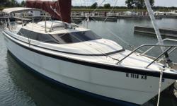 1999 MacGregor 26X I purchased this boat from the original owner in 2013 and have sailed it on Lake Geneva and Lake Michigan for all this time. This is a great boat easy to sail easy to tow and has been fun and relaxing for our family. I have added many