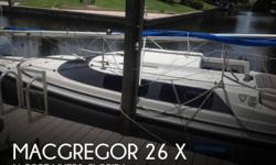 Actual Location: Ft. Myers, FL
- Stock #080012 - If you are in the market for a sloop sailboat, look no further than this 1999 MacGregor 26 X, just reduced to $17,750 (offers encouraged).This sailboat is located in Ft. Myers, Florida and is in great