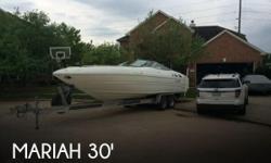 Actual Location: Tomball, TX
- Stock #076681 - Solid boat..........Classic MARIAH qualityHey Dad and Mom..........you might be looking at the perfect boat! It is so unique, in that it offers the best qualities of a bowrider combined with the conveniences