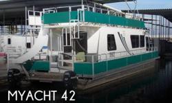 Actual Location: Montgomery, TX
- Stock #089136 - If you are in the market for a house boat, look no further than this 1999 Myacht 43 X 13, just reduced to $57,500.This vessel is located in Montgomery, Texas and is in great condition. She is also equipped