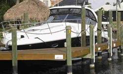 2008 Sea Ray 38 SUNDANCER ELEGANT & SPORTY BLACK HULL 38O SUNDANCER: Offered by her original owner, low hours and maintained with an open check book. Amenities include full Galley and Head, well appointed Salon, Master & Guest Staterooms, AC/Heating,