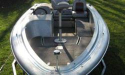 I have a 16 ft Watercraft bass boat. Boat is in very like-new condition. 3 livewells, 4 padded fishing seats, lots of storage room, lockbox under the seat, and working navigation lamps. I have never had the boat in the water. The motor is an 85hp motor.