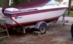 1983 Wellcraft cuddy cabin, 19 1/2 ft. Comes with 1983 Mercury o/b 115hp that needs a starter and hydraulic hose. Has all controls. Includes shorelander trailer.