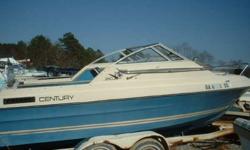 Mechanic SpecialMechanic Special. Complete OMC ford v-8 engine system less outdrive. We do have outdrives available. Jump seats that fold out of the way for more fishing room. VHF radio and spot light. The trailer is not included. Layaway today. Most all