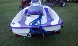 Hello. I have a Tiger Shark 640 3 seater That in excellent condition, New battery good tires and great looking trailer,and all the lights work. This jet ski is very fast! I'm 220 and it will do 60 mph. engine is quiet,and has reverse. Starts every time.