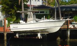 Description
T-Top with canvas including full cover. Furuno #1650 color GPS/Plotter/Fish finder. VHF and stereo. Top Gun outriggers. Cannon downrigger. Fresh and salt water wash down. Lift stored. No bottom paint. Chevy Pleasure marine kit. 300/350 hpgas.