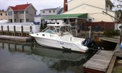 Don't let this one get away! So much boat for the money! The 290 is a fishing machine with a huge cockpit, comfortable accomodations, and every fishing amenity you could ask for. Huge aerated livewell, bait station with sink, tackle drawers, big
