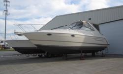 Certified Trade with Warranty...New Bottom Paint and Bootstripe...Full Mechanical Service...Exterior Reconditioning...Freshwater Since New!
Stock ID: 3279Specs
Length Overall (LOA): 35' 7"
Fuel Capacity: 179
Weight (w/base engine): 11300
Beam: 137
Max