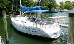 2000 Beneteau Oceanis 381
Whether you are sailing the local waters or cruising to the islands, this Beneteau Oceanis 381 has everything a sailor needs and wants! The two staterooms, two head layout is perfect for two couples or a family. The boat comes