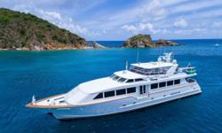 DECOMPRESSION is a classic yacht with a beautiful, unique design- ideal for large families or chartering. Her highly customized four-stateroom, five-head layout features an on-deck master complete with his and her en-suites. Below deck, she offers two