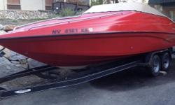 2000 Crownline CCR248 Crownline Cuddy Cabin total hours 600 new Mercruiser 7.4 L 300 hours well maintained boat runs great Includes new canvass cover Out drive serviced last season Hull is sound New sound system this season boat shows some age and wear.