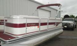 Super Nice Clean Pontoon! This pontoon is super clean with Mercury 50 elpto engine, bimini top and full seating.The Sunliner offers a traditional design and is structurally sound to deliver years of boating pleasure. The Sunliner is a beautiful craft with