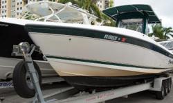 2000 Intrepid 323 Cuddy well maintained and ready to go fishing or cruising.
Twin Yamaha 250 Salt Water Series Outboards year 2000 with about 1,000 hours. The owner has been religiously servicing the engines every 100 hours and records are available. The