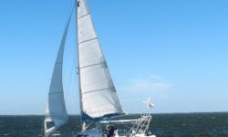 Chat-eau is a beautiful example of the Manta 42 cruising catamaran. She has been extremely well cared for, with maintenance documented in a comprehensive log. All maintenance has been done on schedule, leaving nothing pending. The boat is ready for