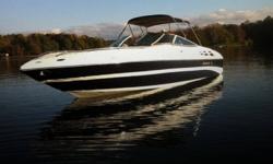 Actual Location: Mooresville, NC
- Stock #099156 - Great deal, low hoursThis two owner 2000 Mariah Z 302 Shabah is equipped with a 2015 Mercruiser 502 Magnum MPI with warranty through October 30, 2016. She cruises between 30-35 mph with a max speed over