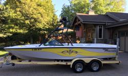 This 2000 Air Nautique is looking for a new home. It has been gently used with only 300 hours. Some of the options are-tower, tower racks, tower speakers, tower lights, cruise control, shower, ballast, snap covers, storage cover and more. Must see to