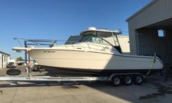 Versatile walk around with an efficient center console deck layout, the Pursuit 3070 Offshore is a sport fishing machine! This particular 3070 OS has plenty of rod holders, outriggers, a 44 gallon refrigerated livewell and numerous other amenities!
SSM