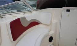 This Rinker is a fresh water boat ready to take you out on the water with plenty of room. Rinker has always made a cuddy cabin that is usable. The 272 is that type of boat where the cuddy cabin is big and comfortable and the cockpit is the same way. Check