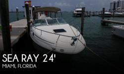 Actual Location: Miami, FL
- Stock #082486 - Classic Sea Ray Express Cruiser with many upgrades!This 2000 Sea Ray 240 Sundancer Express Cruiser has be retrofitted with a Genitron Pro Series 3500 generator. This generator powers the portable LG Air