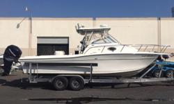 2000 Sportcraft 2601&nbsp;
Newer 2006 verado
1500hours on powerhead. 3000 total hours.&nbsp;
Loaded
We have all service
Records.&nbsp;
&nbsp;
&nbsp;
Nominal Length: 26'
Engine(s):
Fuel Type: Other
Engine Type: Outboard