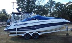 2001 SEA DOO ISLANDIA, SURE TO PLEASE! 2001 SEA DOO 23' DECK BOAT POWERED BY A 6 CYL 175 HSP JET DRIVE. GREAT LAYOUT W/ LOTS OF ROOM ON-BOARD FOR ALL OF YOUR FRIENDS AND FAMILY. COMES W/ HUMMINGBIRD GPS/FF/DF, ICOM VHF MARINE RADIO, COMPASS & AM/FM/CD