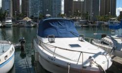 A rare find! Second owner Sea Ray that has spent 50% of her 175 hours running in fresh water. Relax and entertain in the fully enclosed aft cockpit with refreshment center and wet bar, cooler, and plenty or storage. Looking for moorage for this boat? I