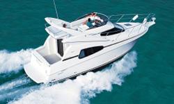 ** THIS BOAT IS COVERED BY A MERCRUISER POWERTRAIN WARRANTY THROUGH 2014 **
** The Silverton 330 SportBridge, With Her European Styling And Sleek Contemporary Lines, Provides A Full Beam Saloon On Par With 40' And 45' Yachts ** Her "SideWalk Design" Also