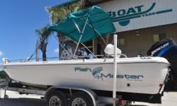 FINANCING AVAILABLE
2001 Fishmaster 2300
Financing Available
2001 Travis Fishmaster 2300
2001 Mercury 200
2001 Double axle aluminum trailer
The Center Console Travis Edition Fishmaster 2300 has plenty of storage along with a baitwell and a large fish box.