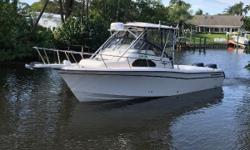Very nice and well cared for custom 282 Grady White Express. Recent upgrades include New Garmin Electronics, New Cushions, Custom Hardtop, and more.&nbsp;
Nominal Length: 28'
Length Overall: 28.2'
Engine(s):
Fuel Type: Other
Engine Type: Outboard
Beam: 9