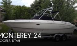 Actual Location: Tooele, UT
- Stock #081890 - If you are in the market for a bowrider boat, look no further than this 2001 Monterey 248 LS Montura BR, priced right at $33,400.This boat is located in Tooele, Utah and is in great condition. She is also