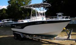 Fish Master 2100 center console with trailer NO MOTOR
SOLD --- Clean boat and trailer. Solid .Nice t-top . Had Yamaha power .Call Eric 904-321-1422 anyday 9am - 9pm . We are located on beautiful Amelia Island Florida on the north side of Jacksonville . We