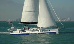 This is the Ideal Multihull. Rig & Hardware * Double Spreader, Deck-Stepped Aluminum Mast * Forespar Steaming Light and Masthead Anchor Light * Forespar Foredeck and Spreader Lights * Boom with Lazy Jack System * Profurl Headsail Roller Furling * Profurl