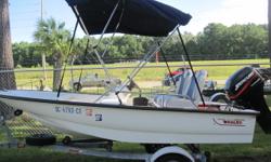 2002 Boston Whaler 130 Sport
2002 Mercury 40ELPT EFI Engine
Trailer As Shown Included
Location: Bluffton, SC
This Boston Whaler has been very well maintained and is turn key ready for the water.
Disclaimer:
The Company offers the details of this vessel in