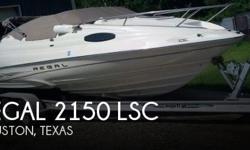 Actual Location: Houston, TX
- Stock #014104 - If you are in the market for a cruiser, look no further than this 2002 Regal 2150 LSC, just reduced to $19,900.This boat is located in Houston, Texas and is in great condition. She is also equipped with a