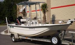 Includes"Minn Kota Riptide Trolling Motor, Trim Tabs, Collapsible Canvas T-Top, Lowrance LMS-330 GPS, Ritchie Compass, ICOM VHF Marine IC-M302 Radio, Alpine Speakers.
Engine(s):
Fuel Type: Gas
Engine Type: Other
Quantity: 1