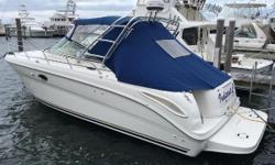 New (2012) 6.0 350 Mag's under Warranty till 2019
New Garmin Touch Screen
The Sea Ray 290 Amberjack is the answer to the fervent prayers of both sportfishermen and cruising enthusiasts alike. Because the 290 Amberjack is designed to meet several boating