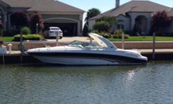 The 290 Sun Sport features day cruising, water sports, entertaining and overnighting all in one boat! Large aft sun lounge for day time entertainment and comfortable cabin for your overnight adventures.&nbsp;
Freshwater & One Owner Since New
Always Indoor
